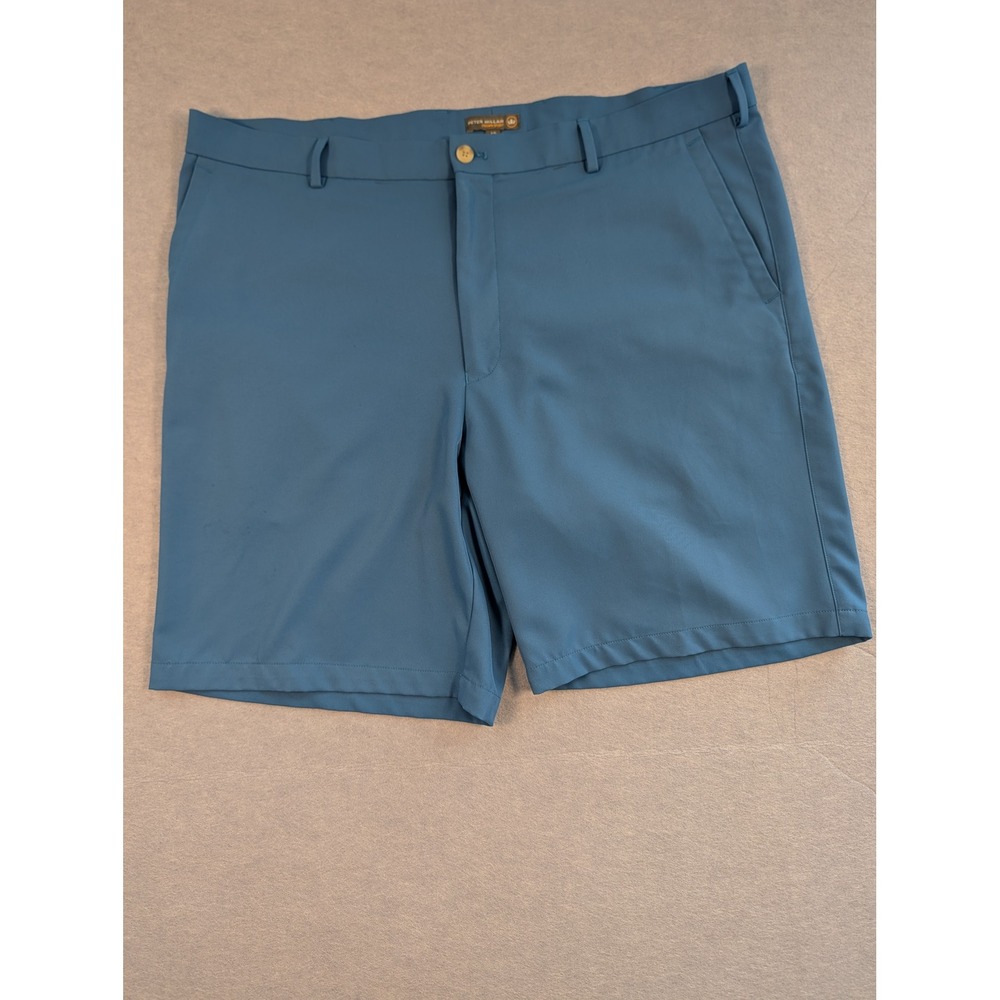 Peter Millar Golf Shorts Men 40 Blue Crown Sport Performance Excellent
